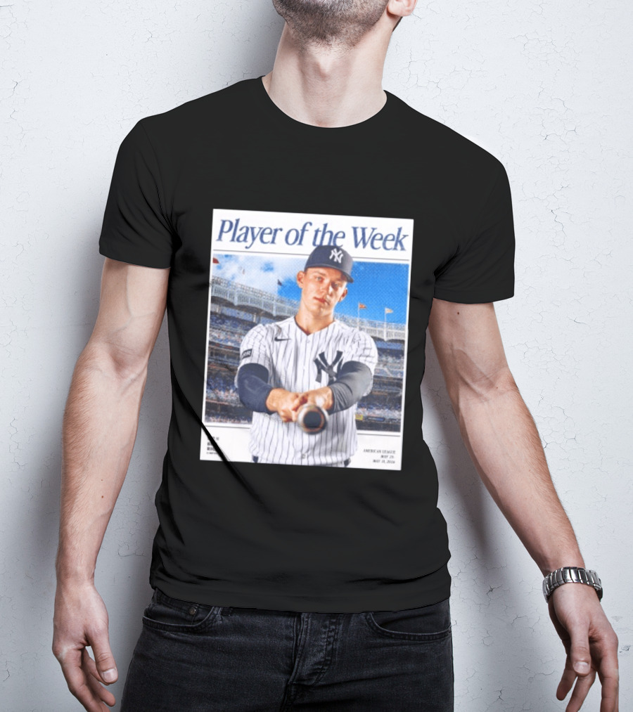 American League May 25 May 31 2026 Ben Rice Player Of The Week Yankees T-Shirt