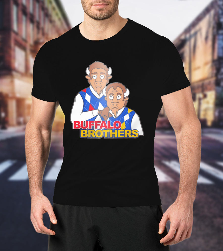 Buffalo Brothers Buffalo Bills Football 2026 Cartoon T-Shirt