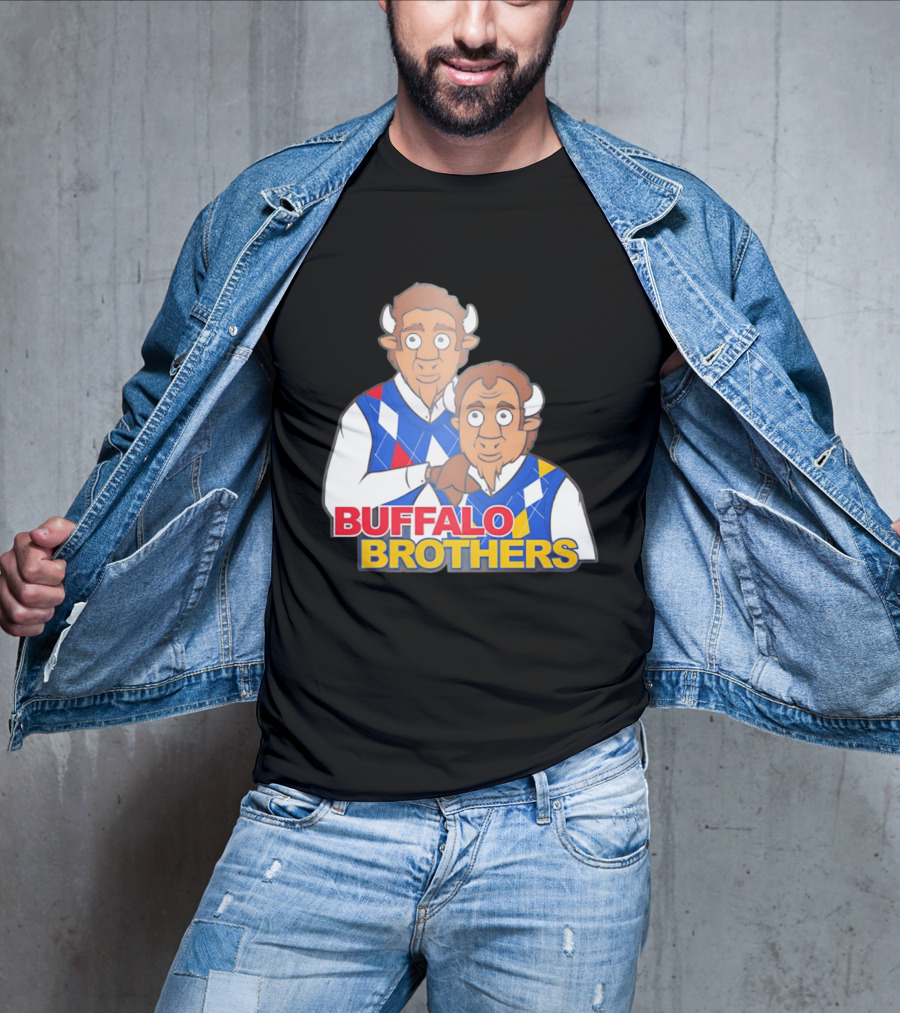 Buffalo Brothers Buffalo Bills Football 2026 Cartoon T-Shirt