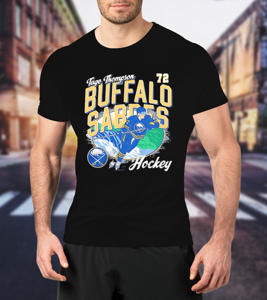 Tage Thompson 72 Buffalo Sabres Hockey Player T-Shirt