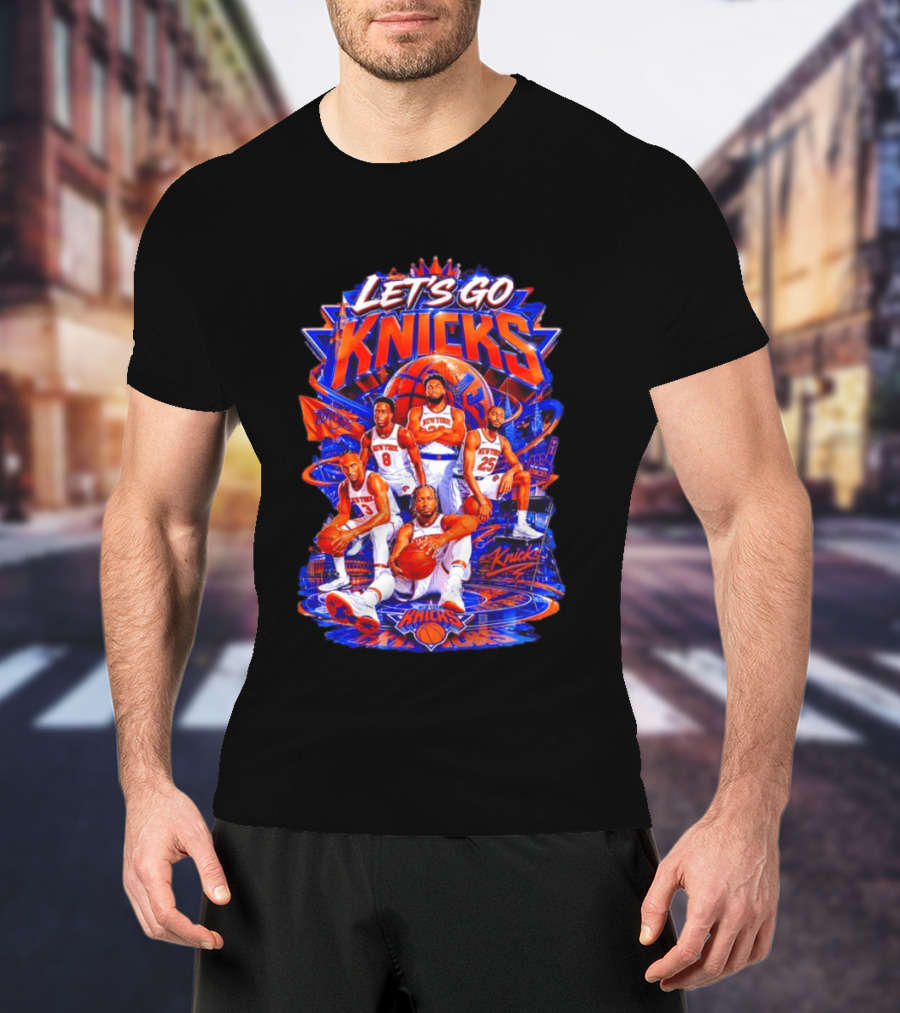 Jalen Brunson New York Knicks Let's Go 2026 NBA Basketball Players T-Shirt