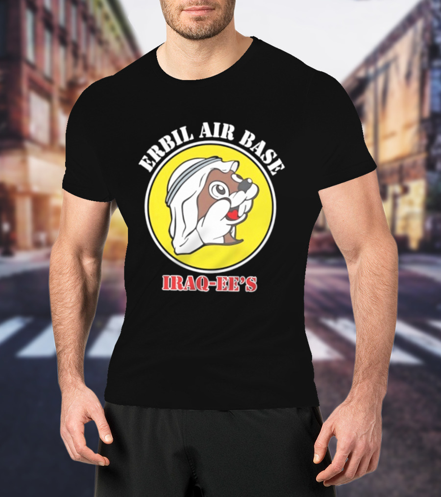 Erbil Air Base Iraq Eef's Cartoon T-Shirt