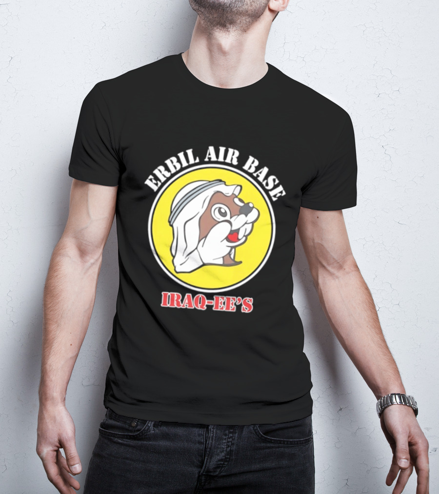Erbil Air Base Iraq Eef's Cartoon T-Shirt