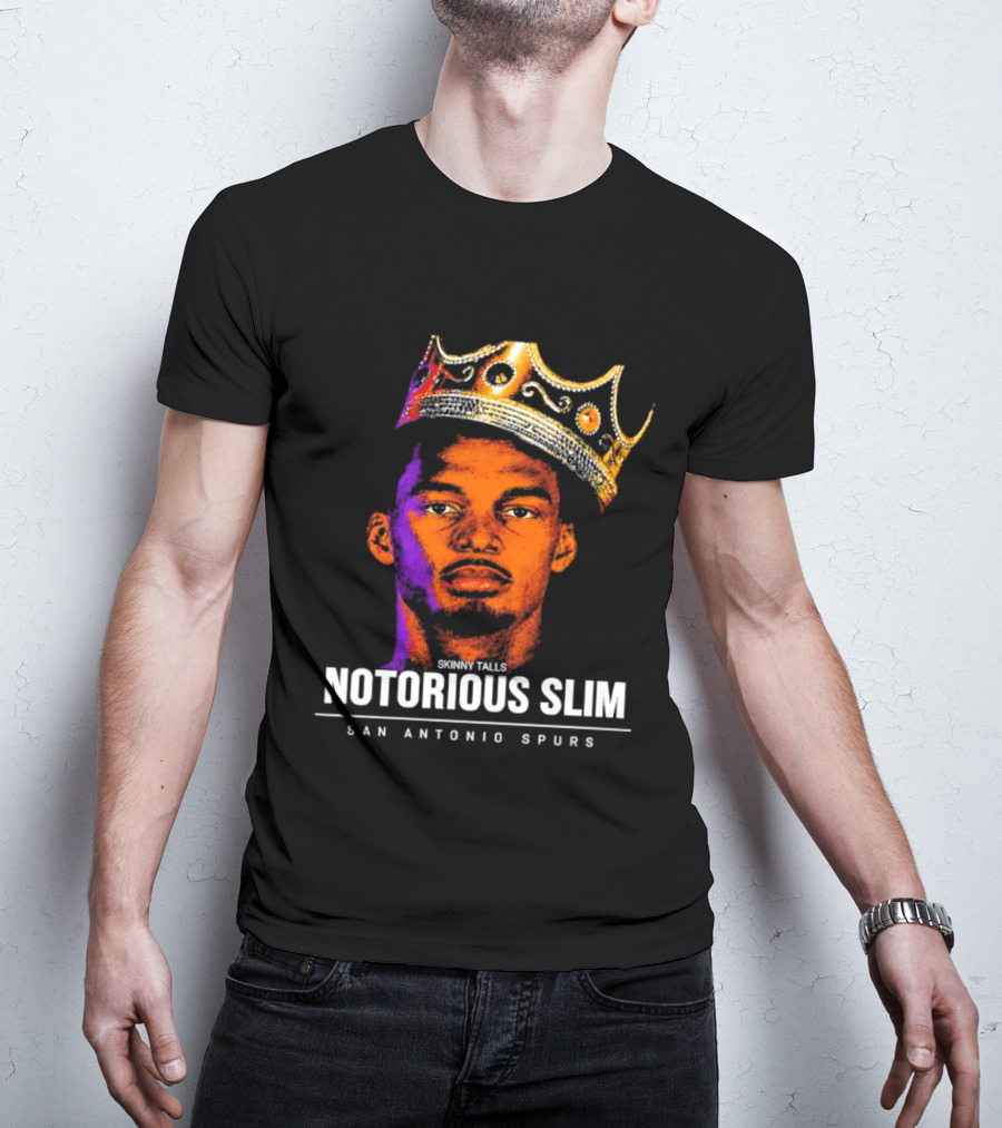 San Antonio Spurs Notorious Slim King Victor Wembanyama Basketball Star T-Shirt