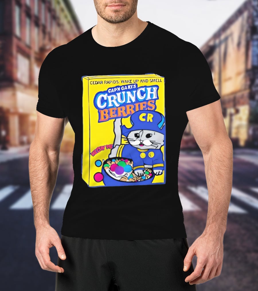 Cedar Rapids Wake Up And Smell Capn Oats Crunch Berries T-Shirt