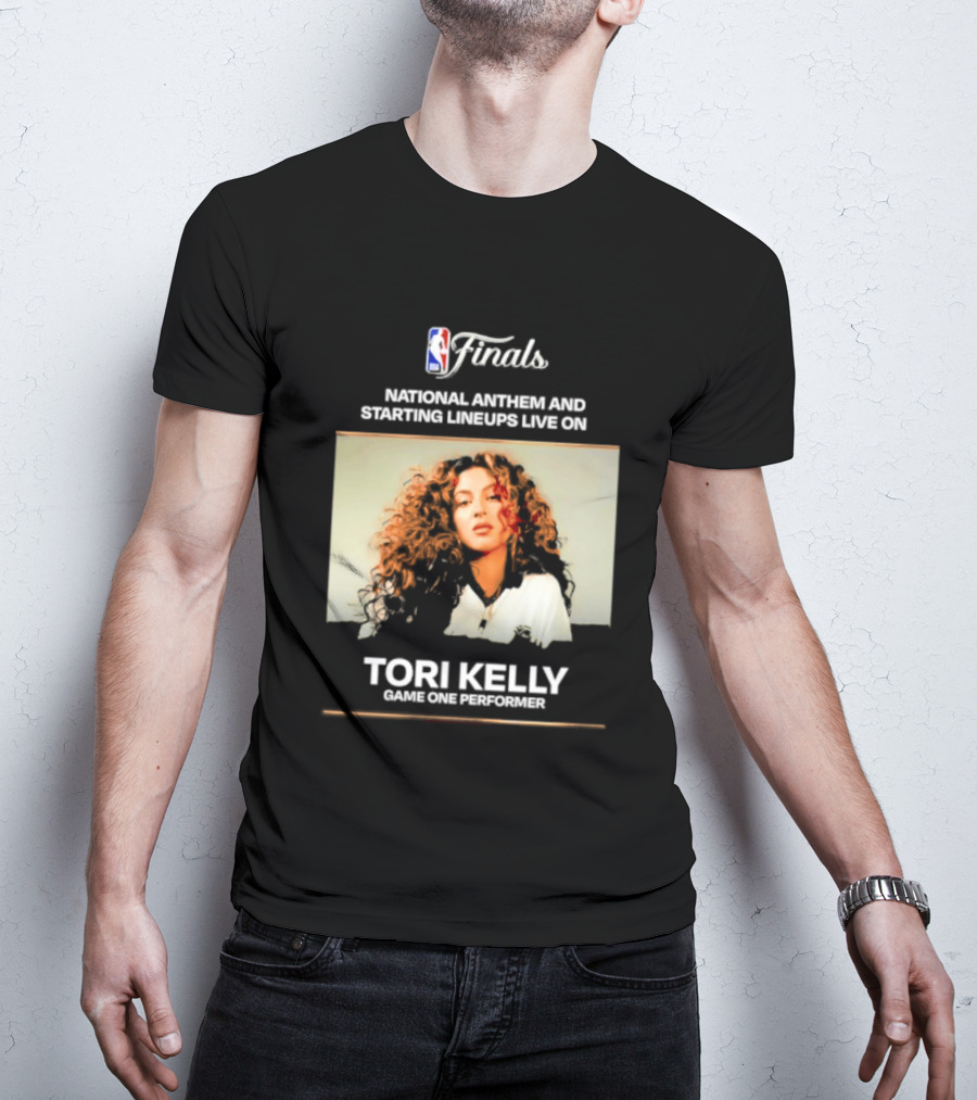 NBA Finals Tori Kelly Game One Performer National Anthem And Starting Lineups Live T-Shirt