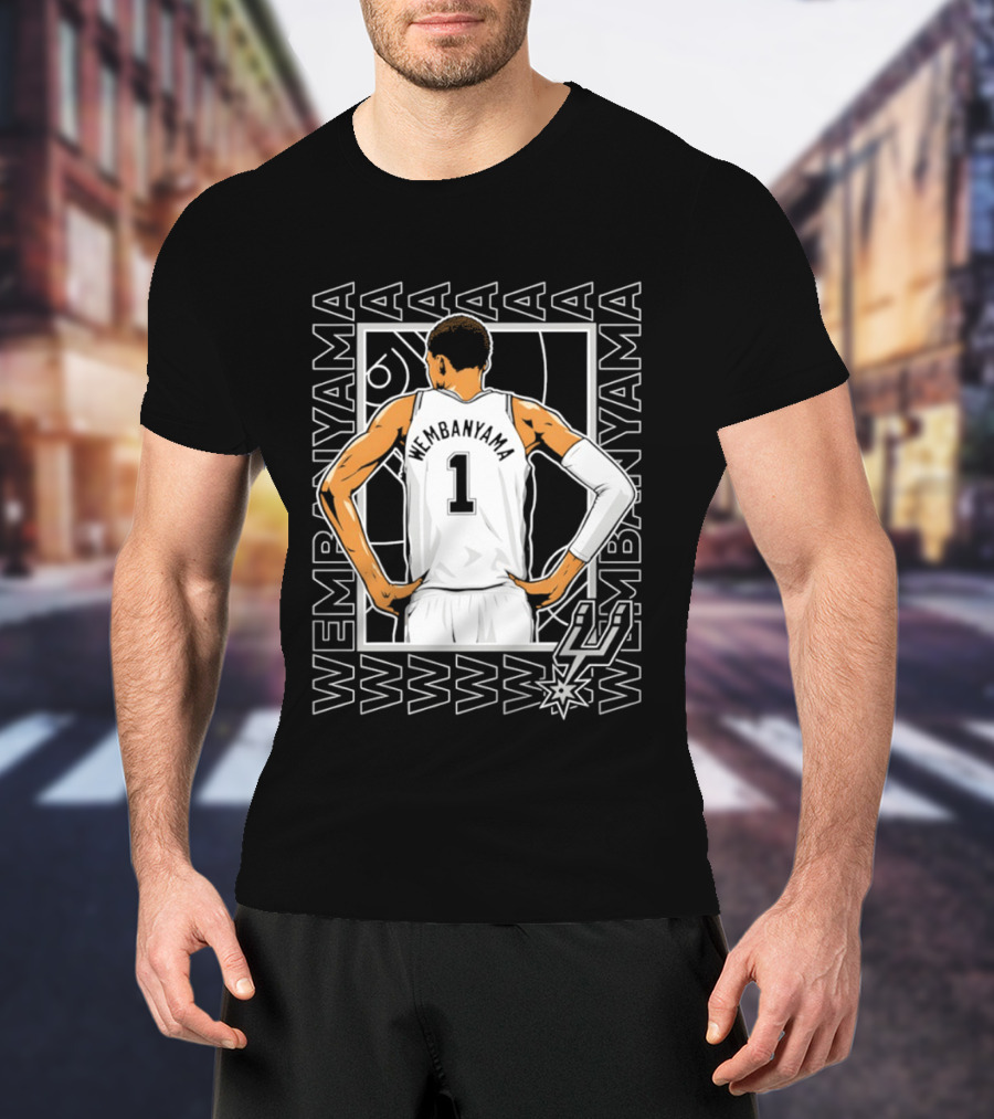 Victor Wembanyama San Antonio Spurs Number 1 NBA Basketball Player 2026 T-Shirt