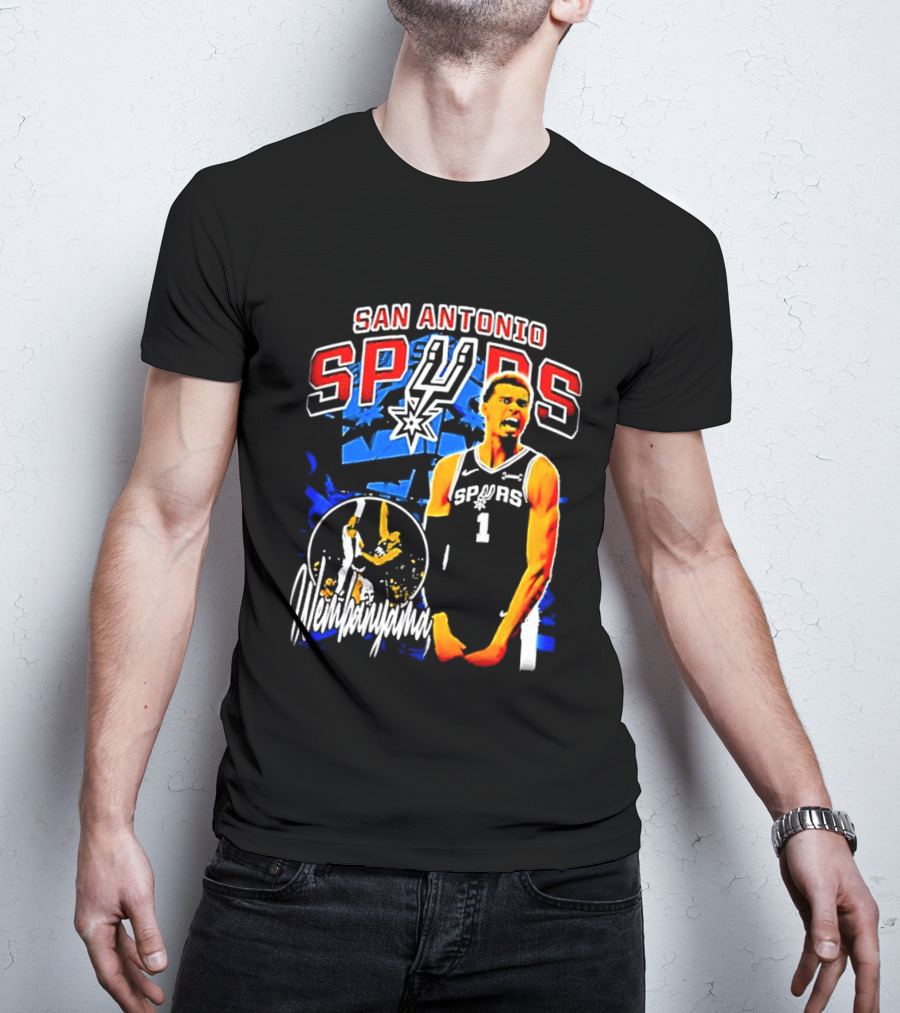 San Antonio Spurs Wembanyama Victor NBA Basketball Player T-Shirt