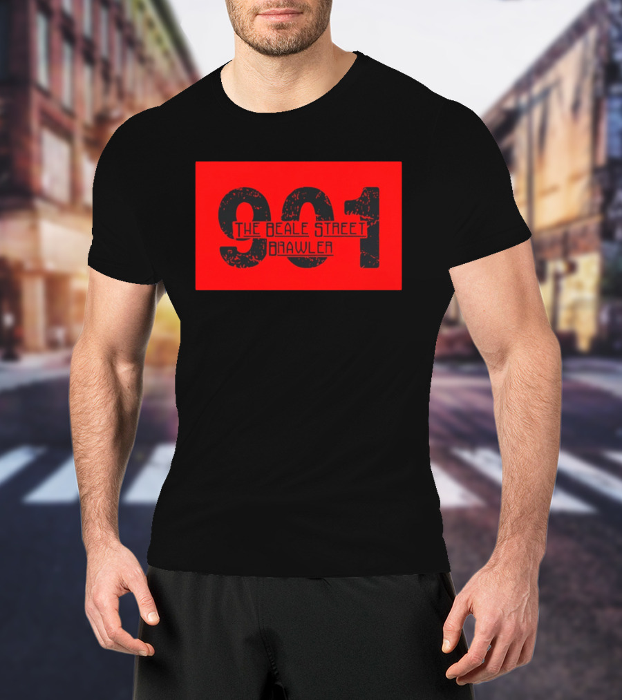901 Beale Street Brawler Memphis Pride T-Shirt