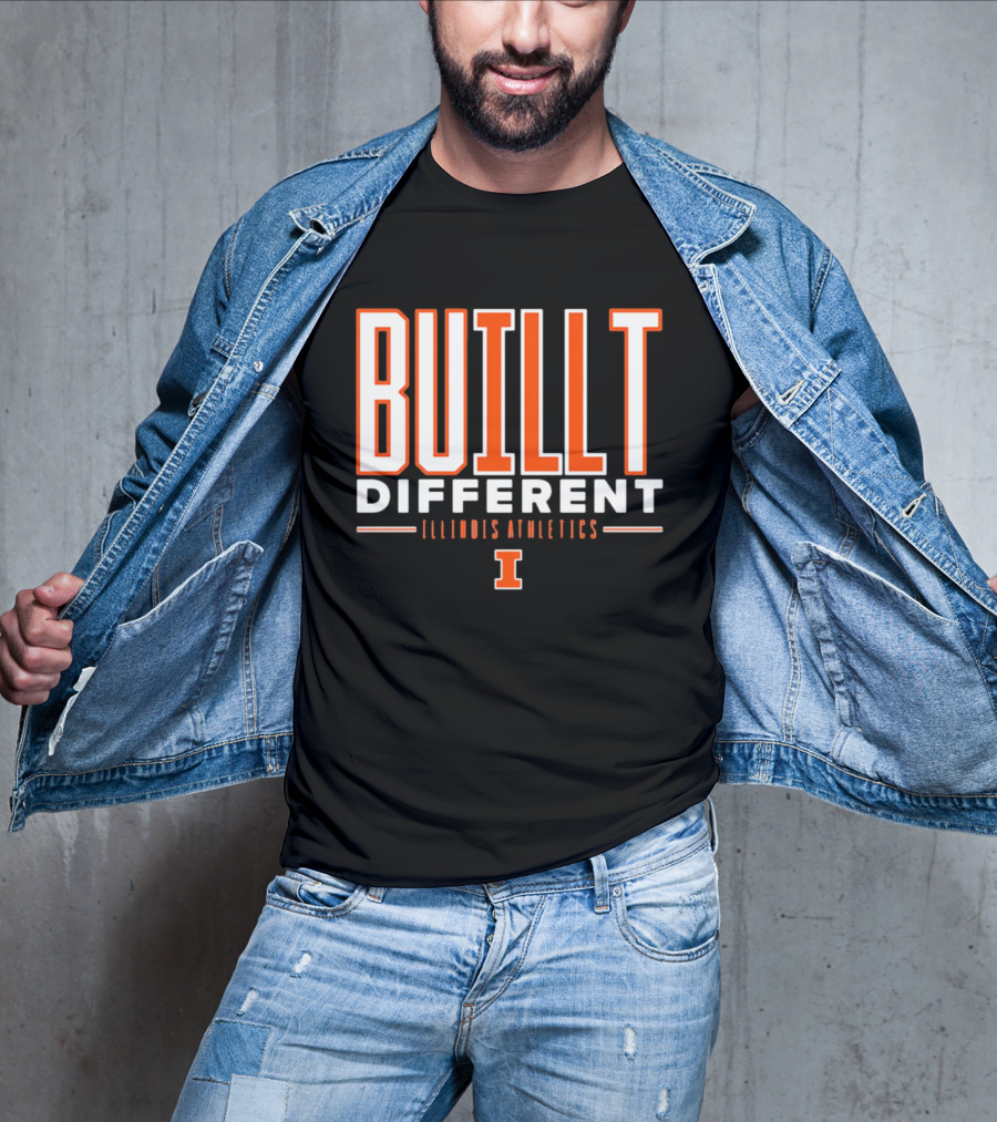 BuILLt Different Illinois Athletics I T-Shirt