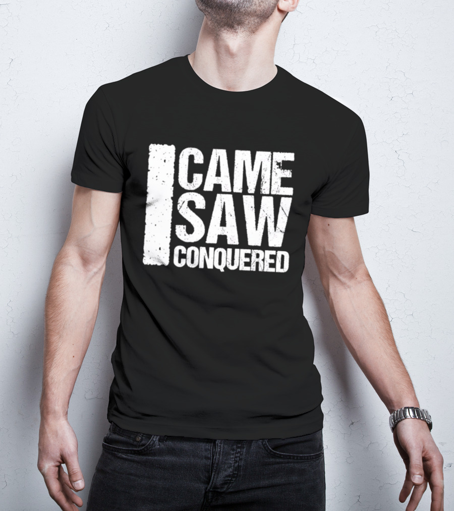 Came Saw Conquered Veni Vidi Vici Julius Caesar History Rome Latin T-Shirt