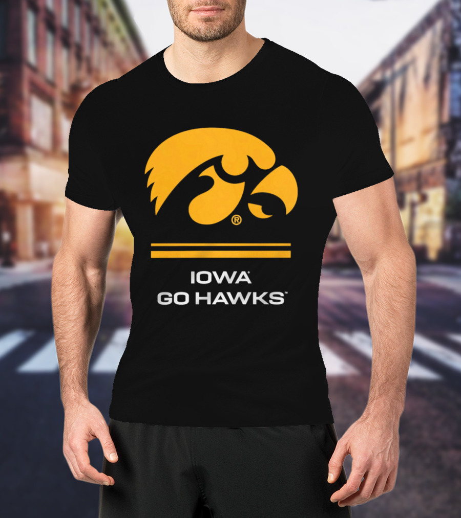 Iowa Hawkeyes Go Hawks T-Shirt