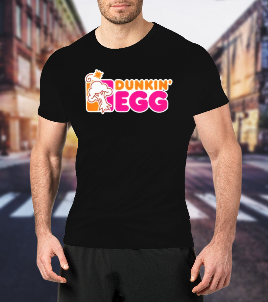 Dunkin' Egg Dunkin' Donuts Tree Explosion T-Shirt
