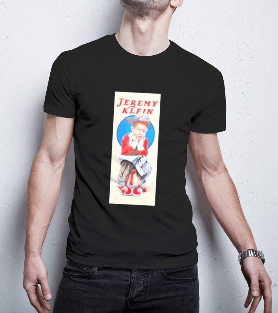 Jeremy Klein World Industries Kid Sitting On Stool T-Shirt