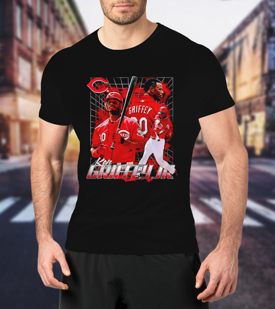 Ken Griffey Jr Cincinnati Reds Baseball Player 30 Reds Griffey T-Shirt