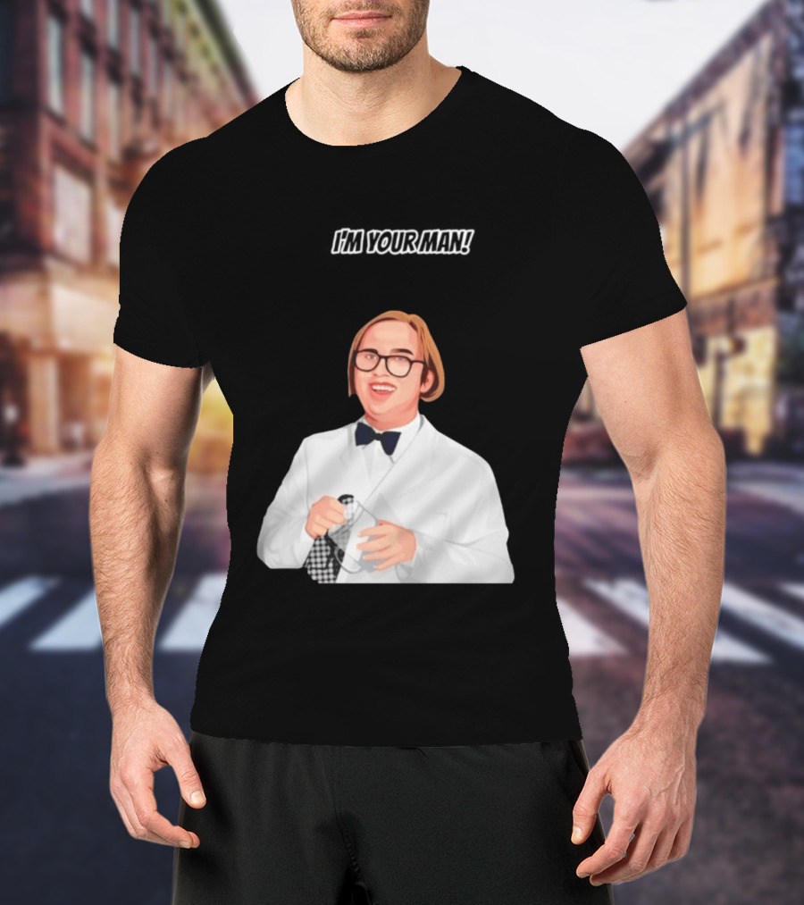 Max And Paddy I Am Your Man Bow Tie White Jacket T-Shirt