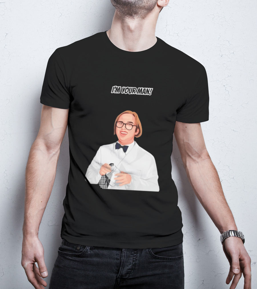 Max And Paddy I Am Your Man Bow Tie White Jacket T-Shirt