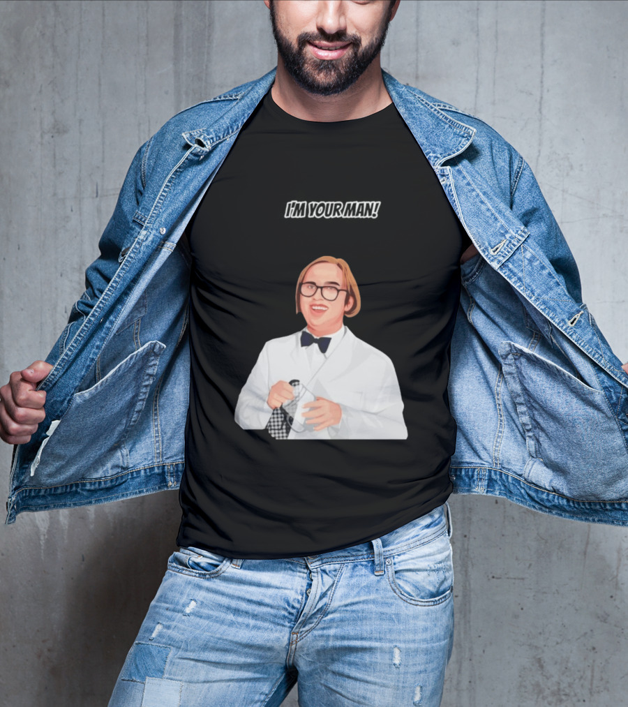 Max And Paddy I Am Your Man Bow Tie White Jacket T-Shirt
