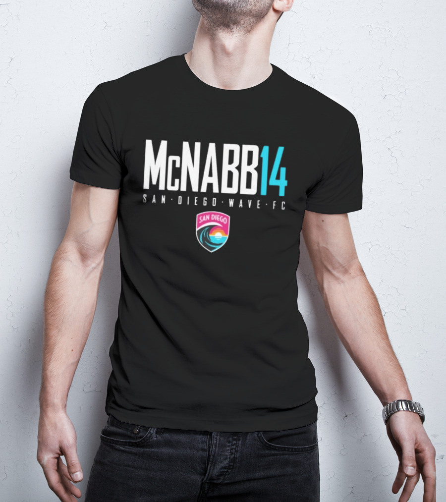 San Diego Wave FC McNabb 14 Team T-Shirt