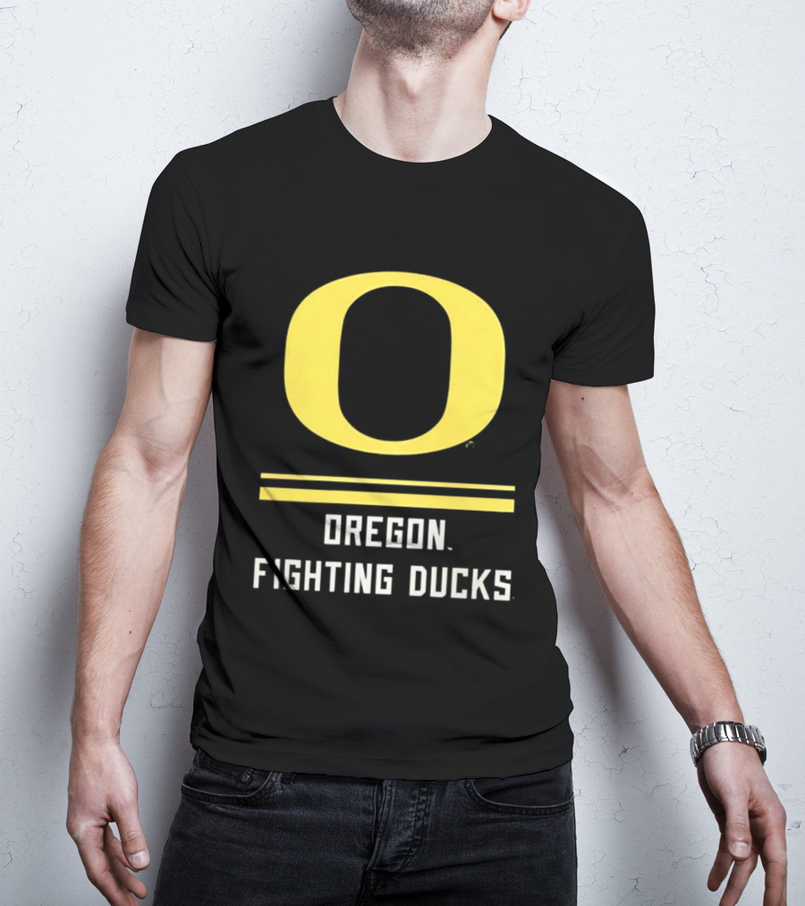 Oregon Fighting Ducks Yellow O T-Shirt