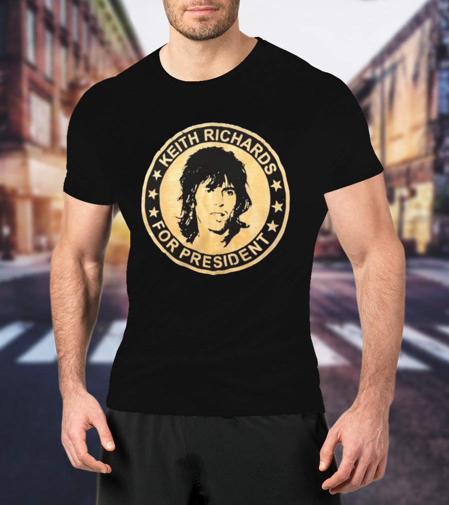 Original Keith Richards For President T-Shirt