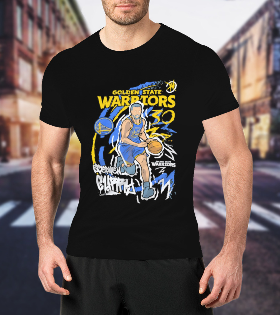 Golden State Warriors Stephen Curry 30 Basketball Player T-Shirt