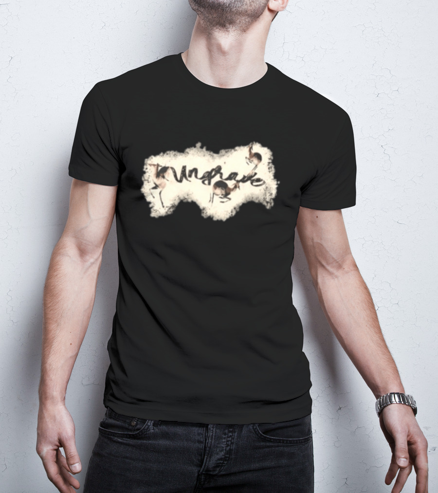 Ungrave Brown Shadow Deer Ungrave T-Shirt