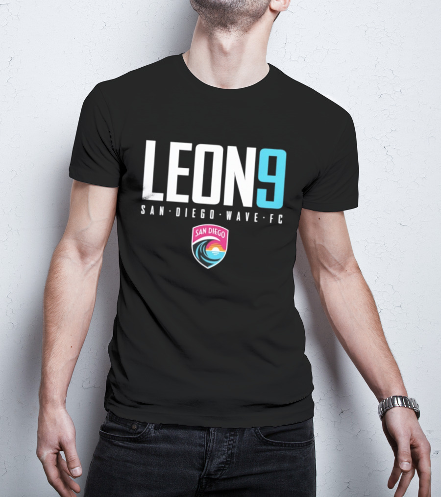 Adriana Leon 9 San Diego Wave FC T-Shirt