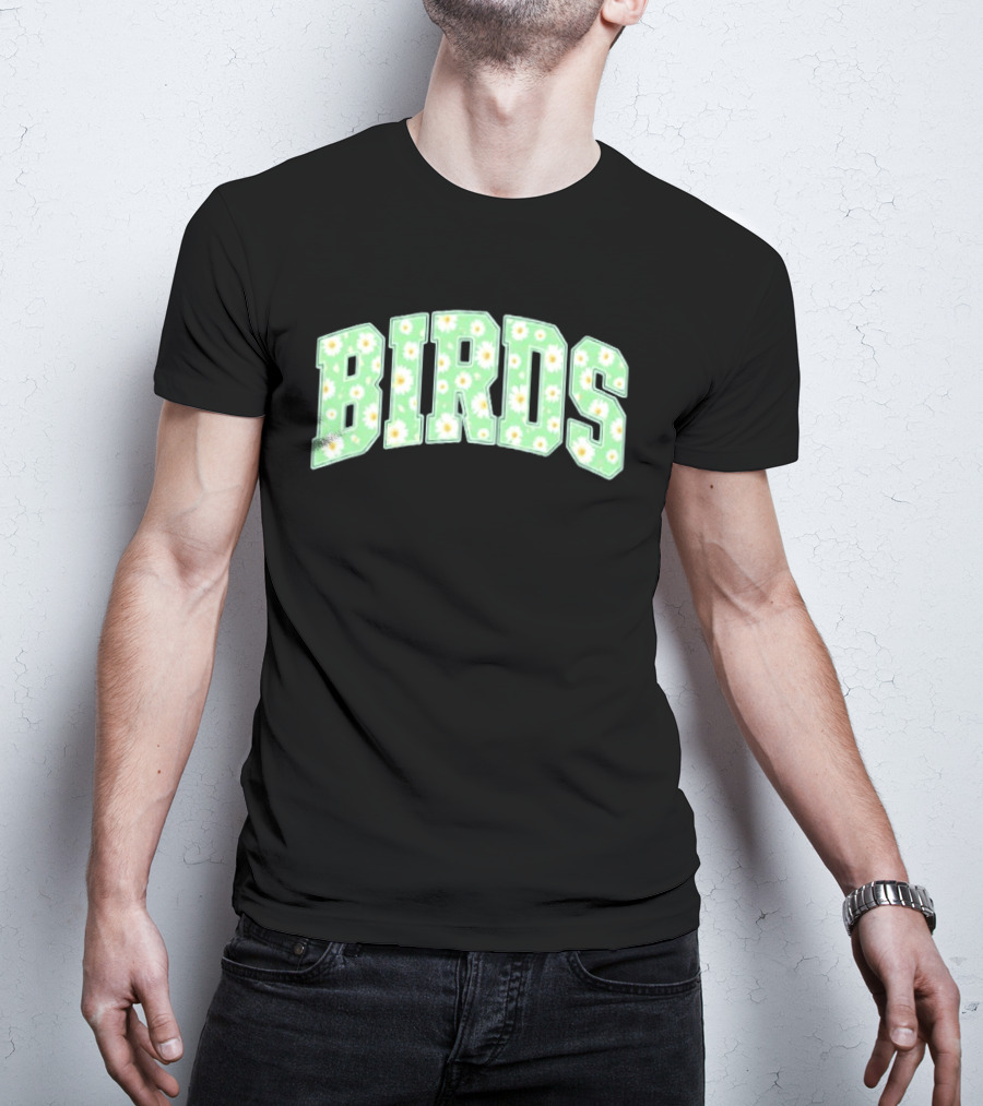 Birds Kelly Green Philadelphia Football Daisy T-Shirt
