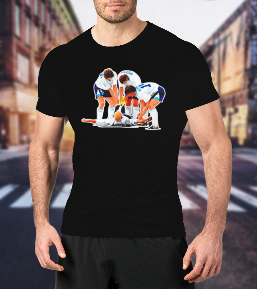 England Euro '96 Football Players Celebration Iconic Moment T-Shirt