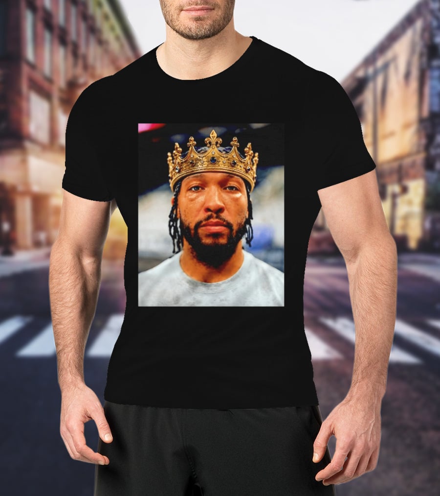 Jalen Brunson King New York Knicks Crown T-Shirt