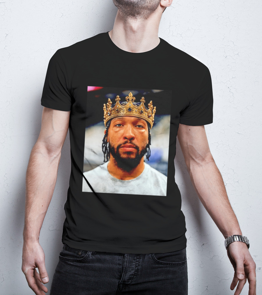 Jalen Brunson King New York Knicks Crown T-Shirt