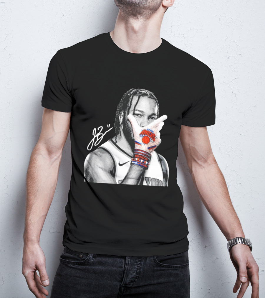 Jalen Brunson New York Knicks Burner Of The Year MJ Glove Pose T-Shirt