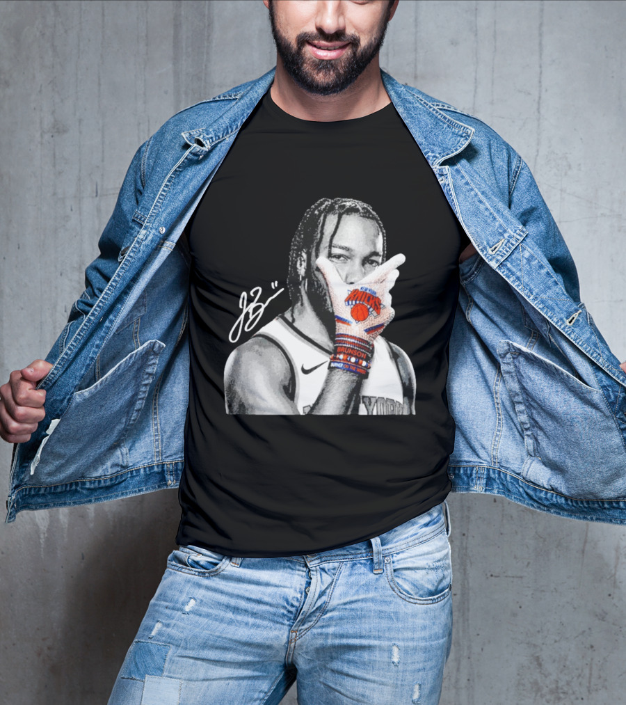 Jalen Brunson New York Knicks Burner Of The Year MJ Glove Pose T-Shirt