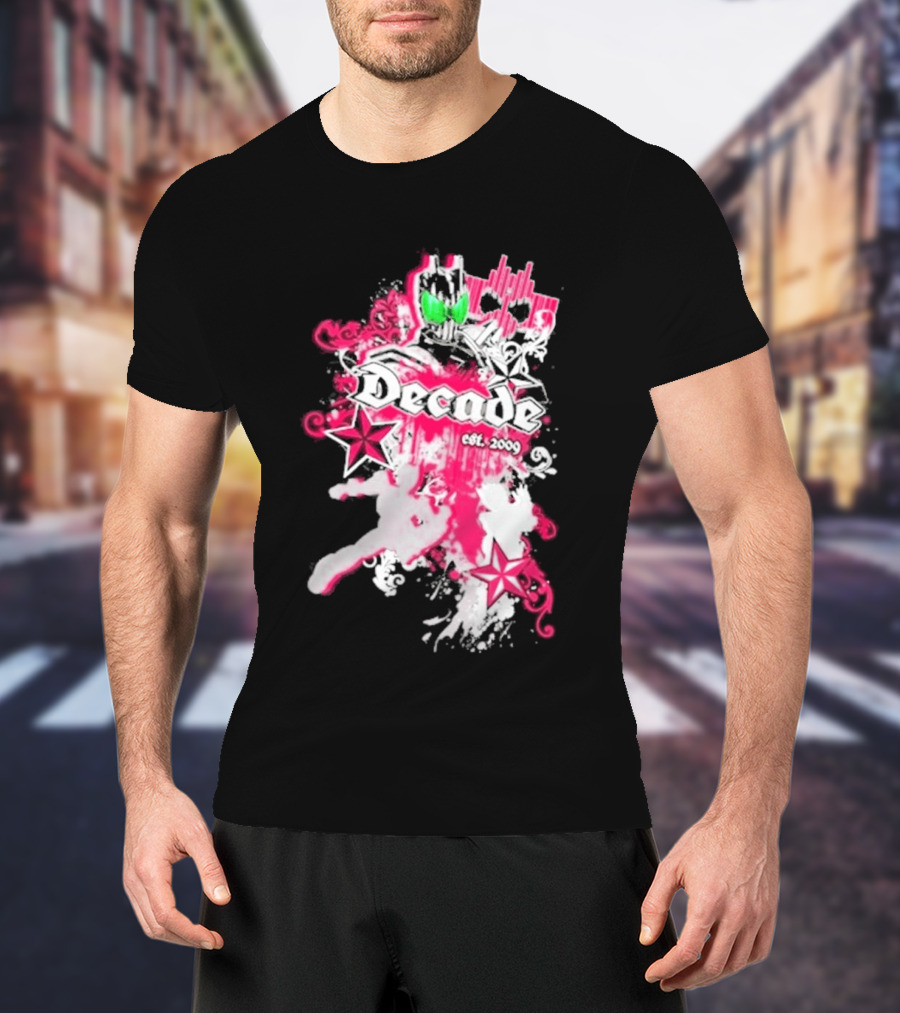 Kamen Rider Decade Est 2009 Heroic Starburst Adventure T-Shirt