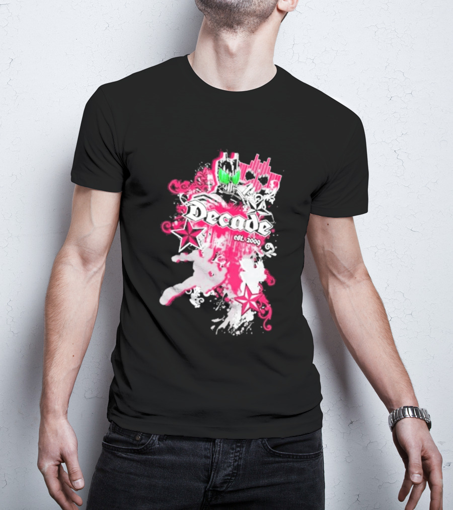 Kamen Rider Decade Est 2009 Heroic Starburst Adventure T-Shirt