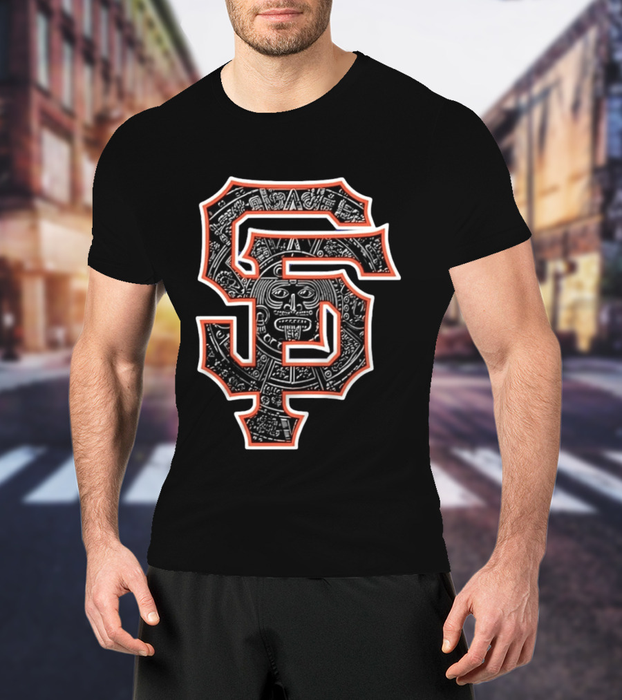 San Francisco SF Aztec Calendar T-Shirt