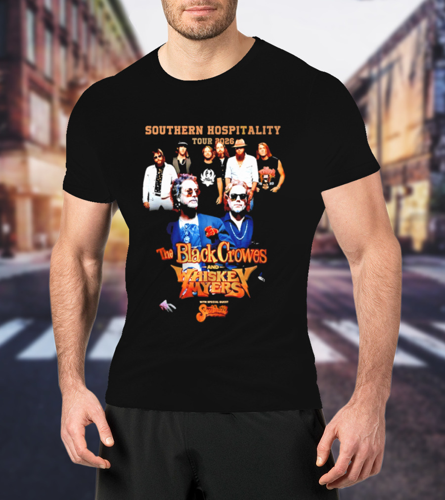 Southern Hospitality Tour 2026 The Black Crowes Whiskey Myers T-Shirt