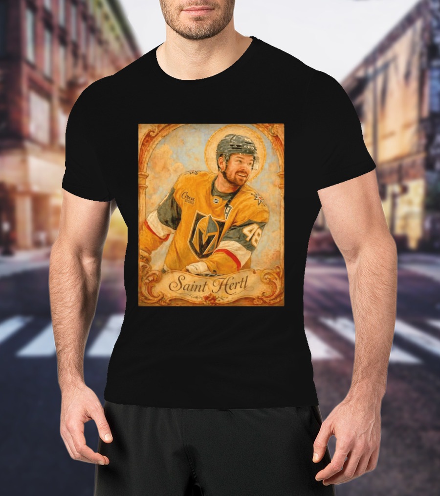 Tomas Hertl Vegas Golden Knights Saint Hertl NHL Circa Sports T-Shirt