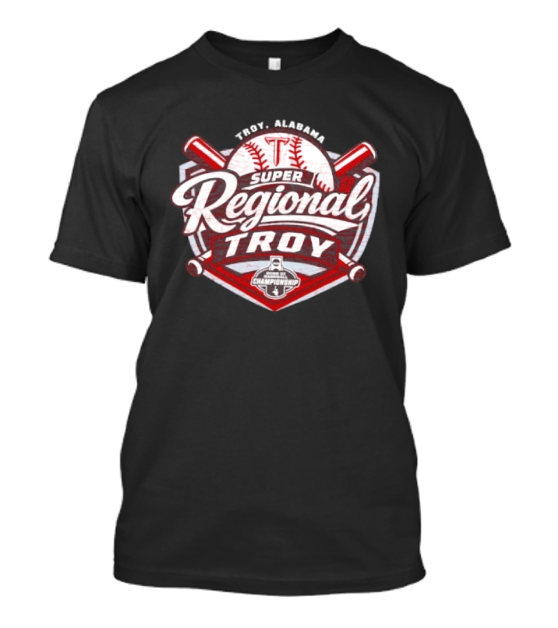 Troy Alabama Super Regional Troy Trojans 2026 NCAA Baseball Championship T-Shirt