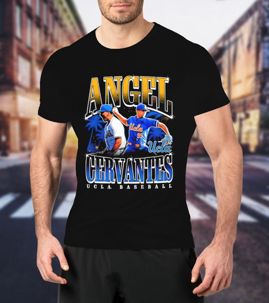 Ucla Baseball Angel Cervantes Player T-Shirt