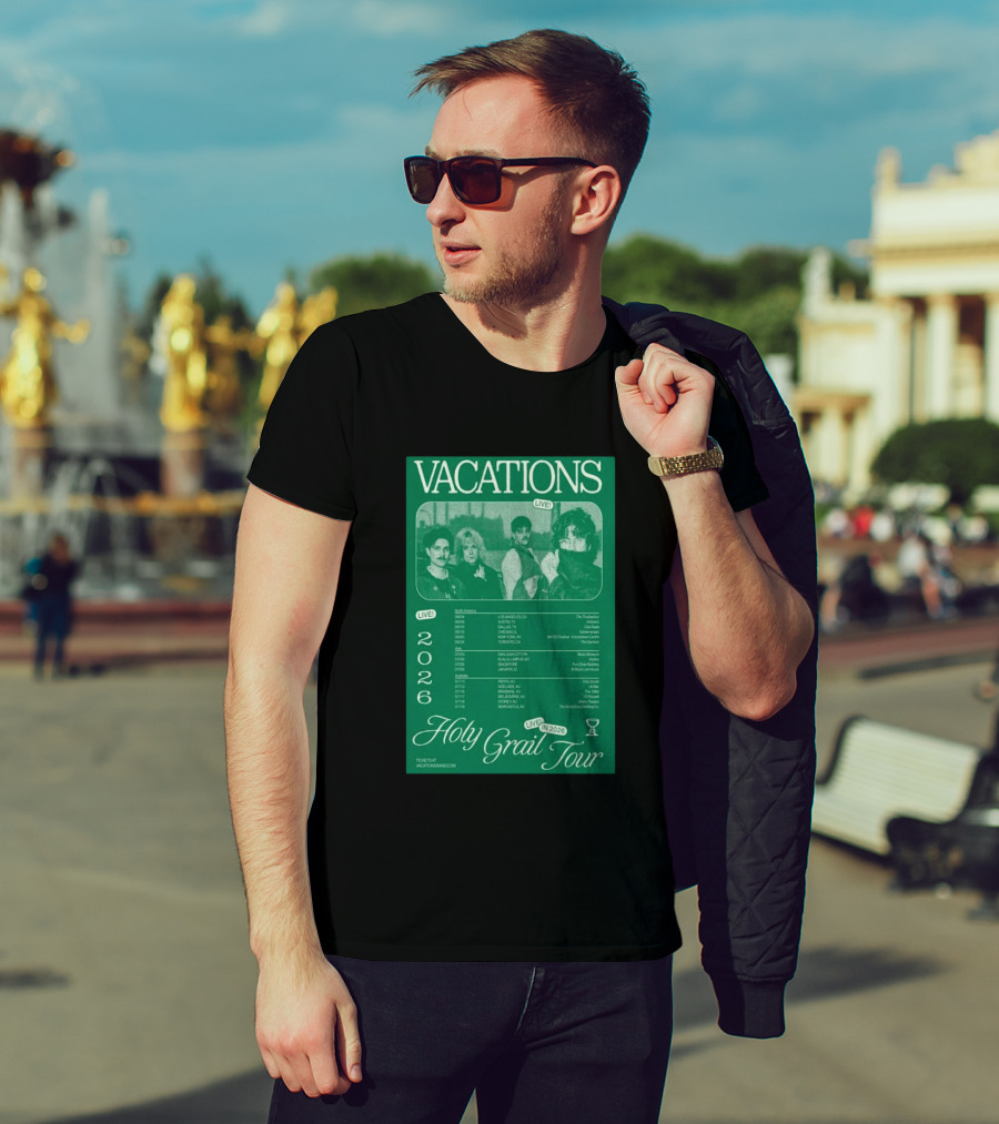 Vacations Holy Grail Tour 2026 Live Concert Locations And Dates T-Shirt