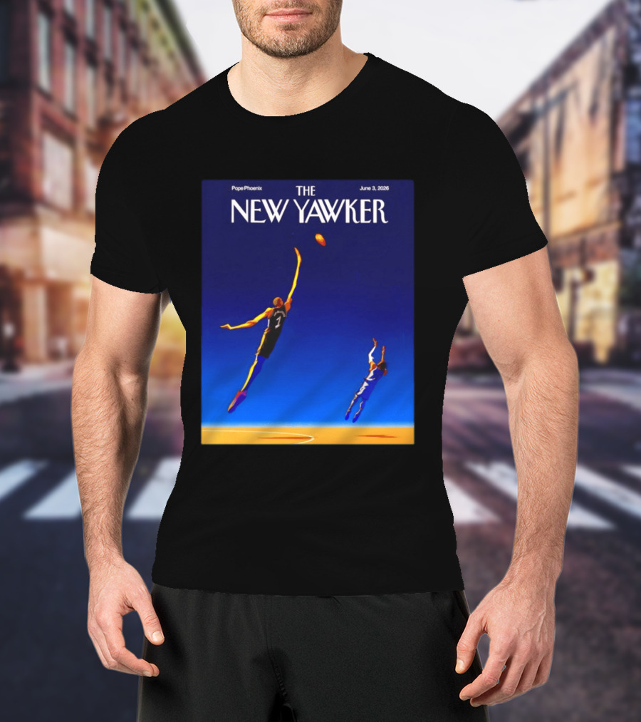 The New Yawker June 3 2026 Basketball Cover Pope Phoenix T-Shirt