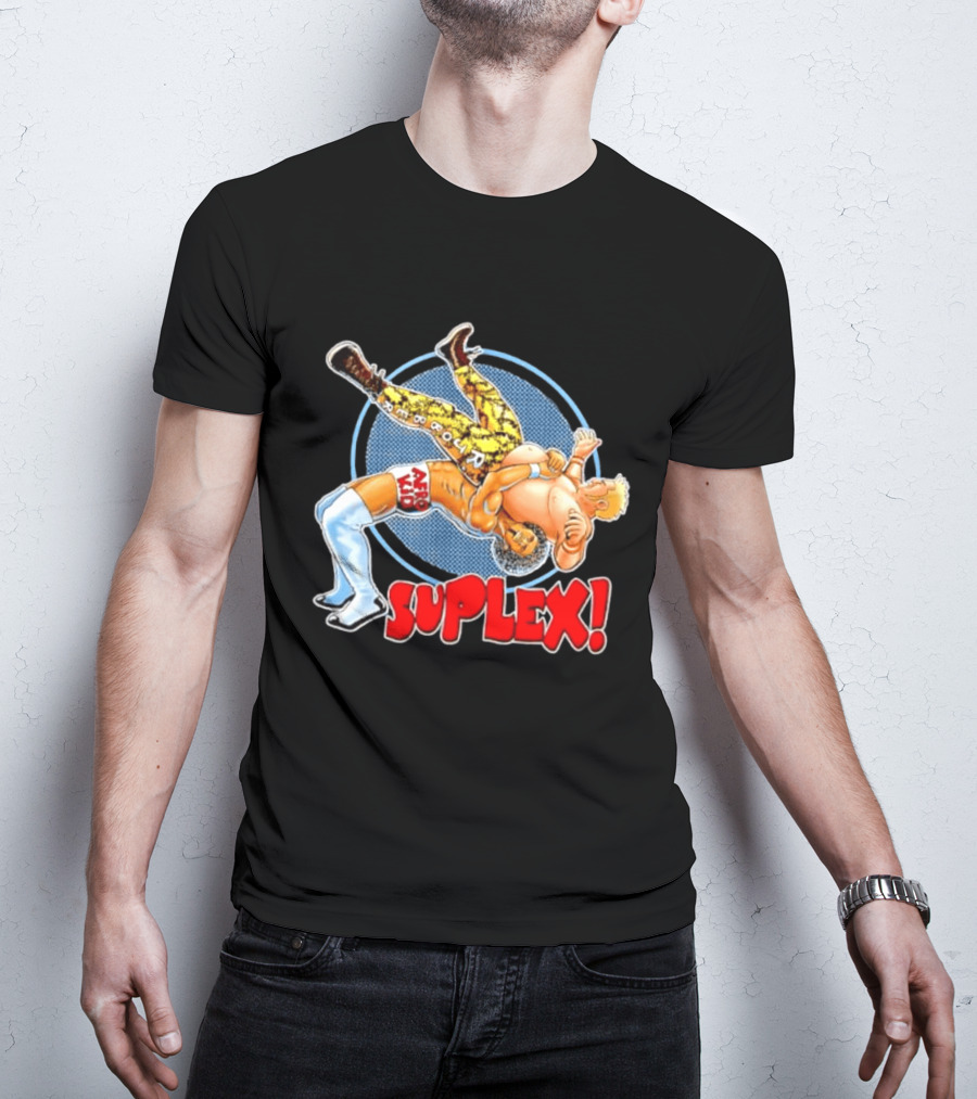Afro Kid Wrestling Suplex Move T-Shirt