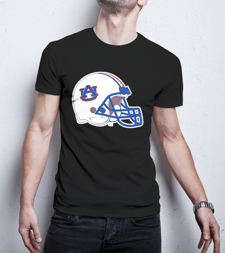 Auburn Tigers Football Helmet AU T-Shirt
