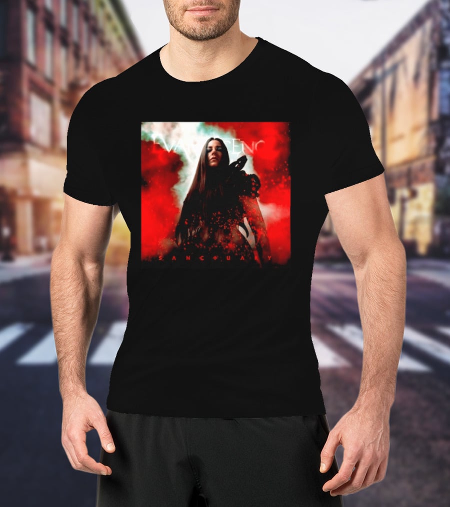 Evanescence Sanctuary Red Atmospheric Album Cover T-Shirt