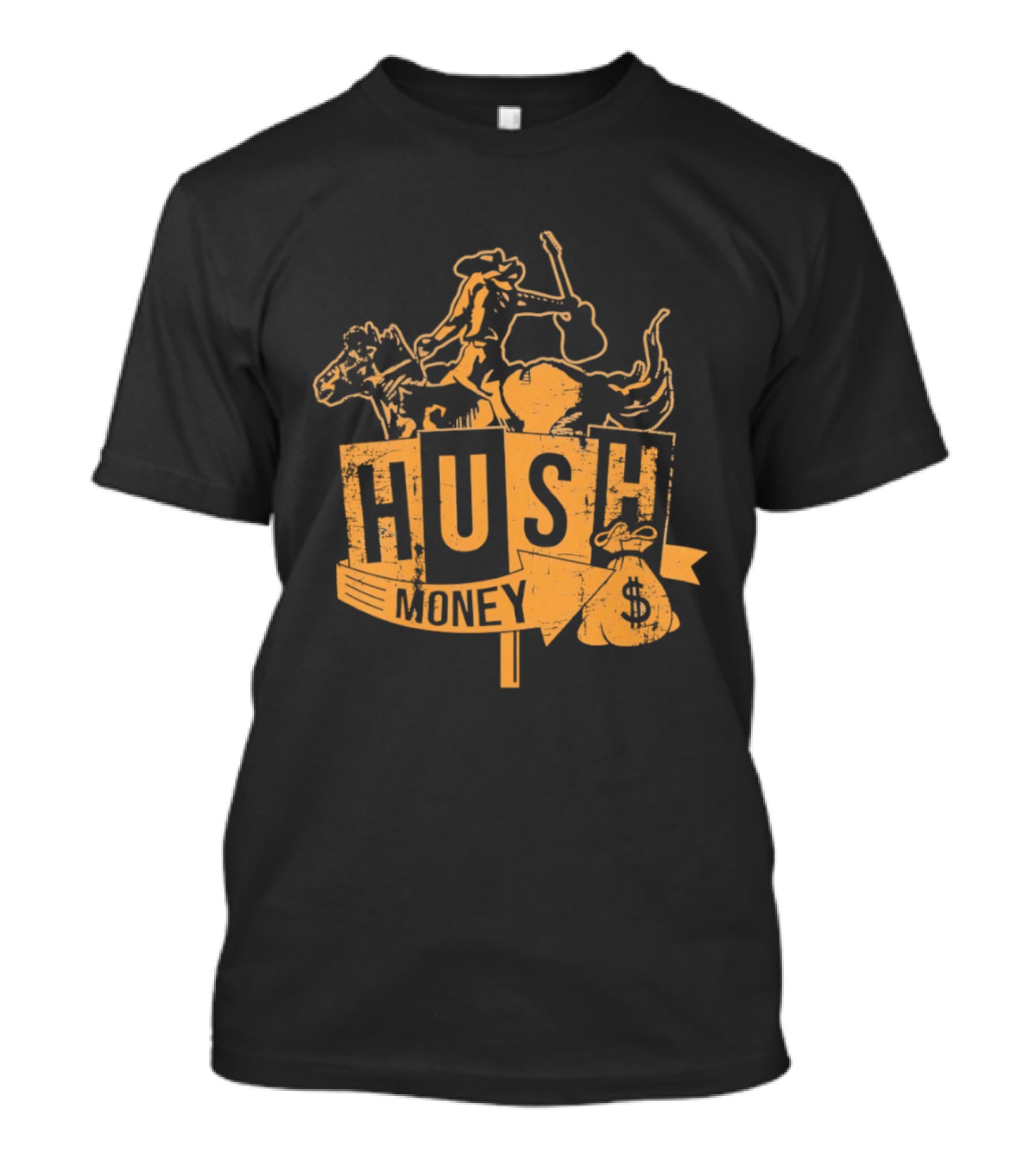 Hush Money Cowboy Horse Dollar Sign Bag T-Shirt