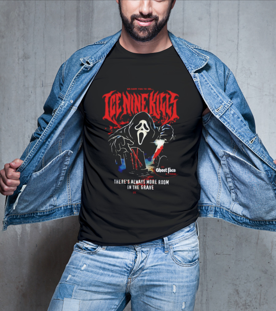 Ice Nine Kills Ghost Face There's Always More Room In The Grave T-Shirt