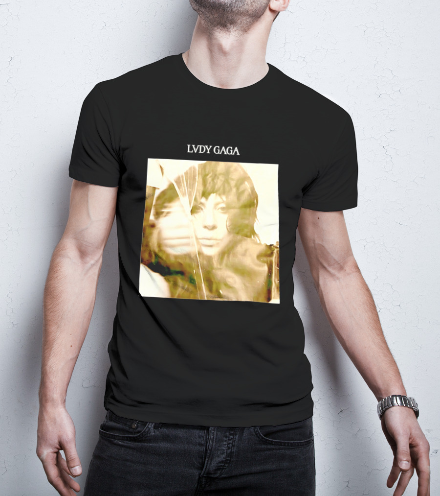 LADY GAGA LVDY Vintage Album Cover T-Shirt