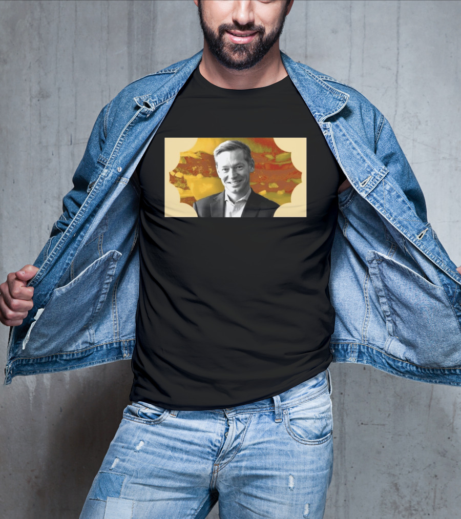 McDonald's CEO Chris Kempczinski Portrait Golden Arch T-Shirt